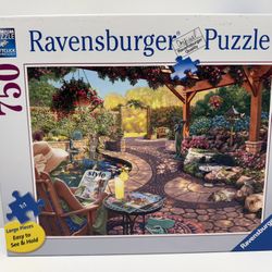 New!! Ravensburger - Cosy Backyard Bliss Jigsaw Puzzle 750pc Large Format