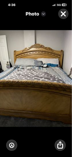 King size bed frame