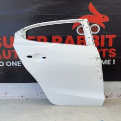 2014 Mazda 3 Door Rear Passenger OEM 2018 