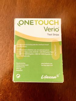 Onetouch Verio Test Strips