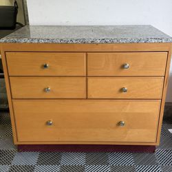 Drawer With Marble Counter