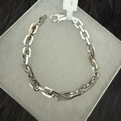 925 Silver Chain Bracelet For Men