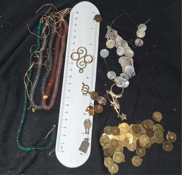 MISC Craft - Letter Charms , Beaded Sequins, Shell Charms