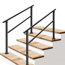 4 step stair handrail