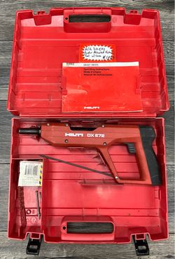 Hilti DX E72 Powder Actuated Fastening Tool W/ Case