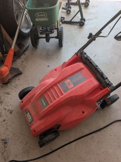 Black and decker electric corded mower