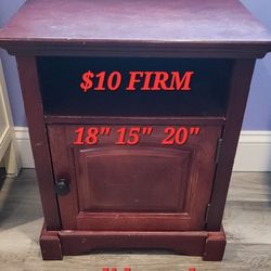 Solid Wood Nightstand