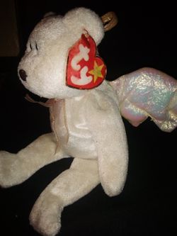 Halo Retired Rare Beanie Baby Brown Nose And Error On The Tag $ 1000