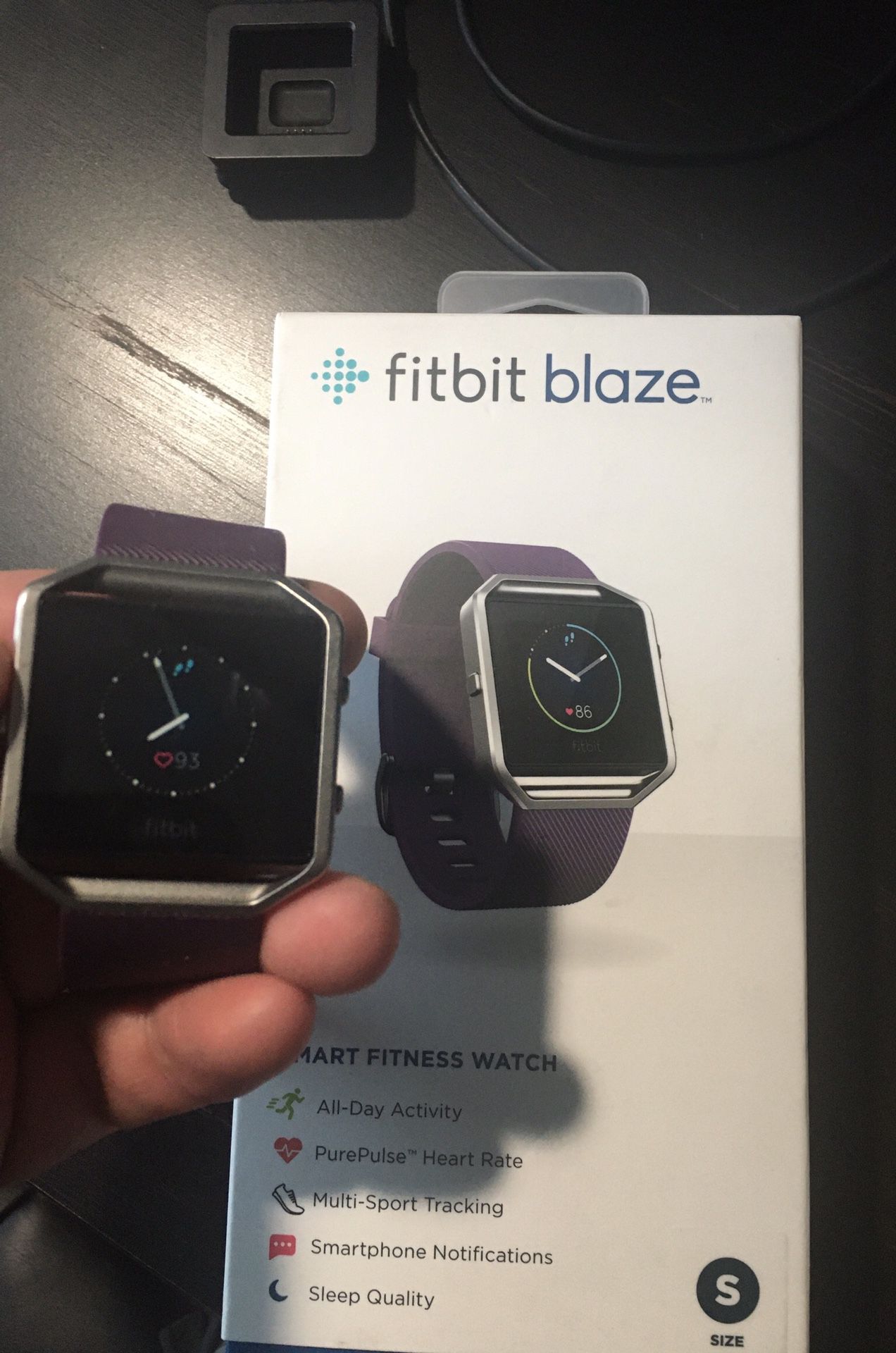 Fitbit Blaze Size Small with charger
