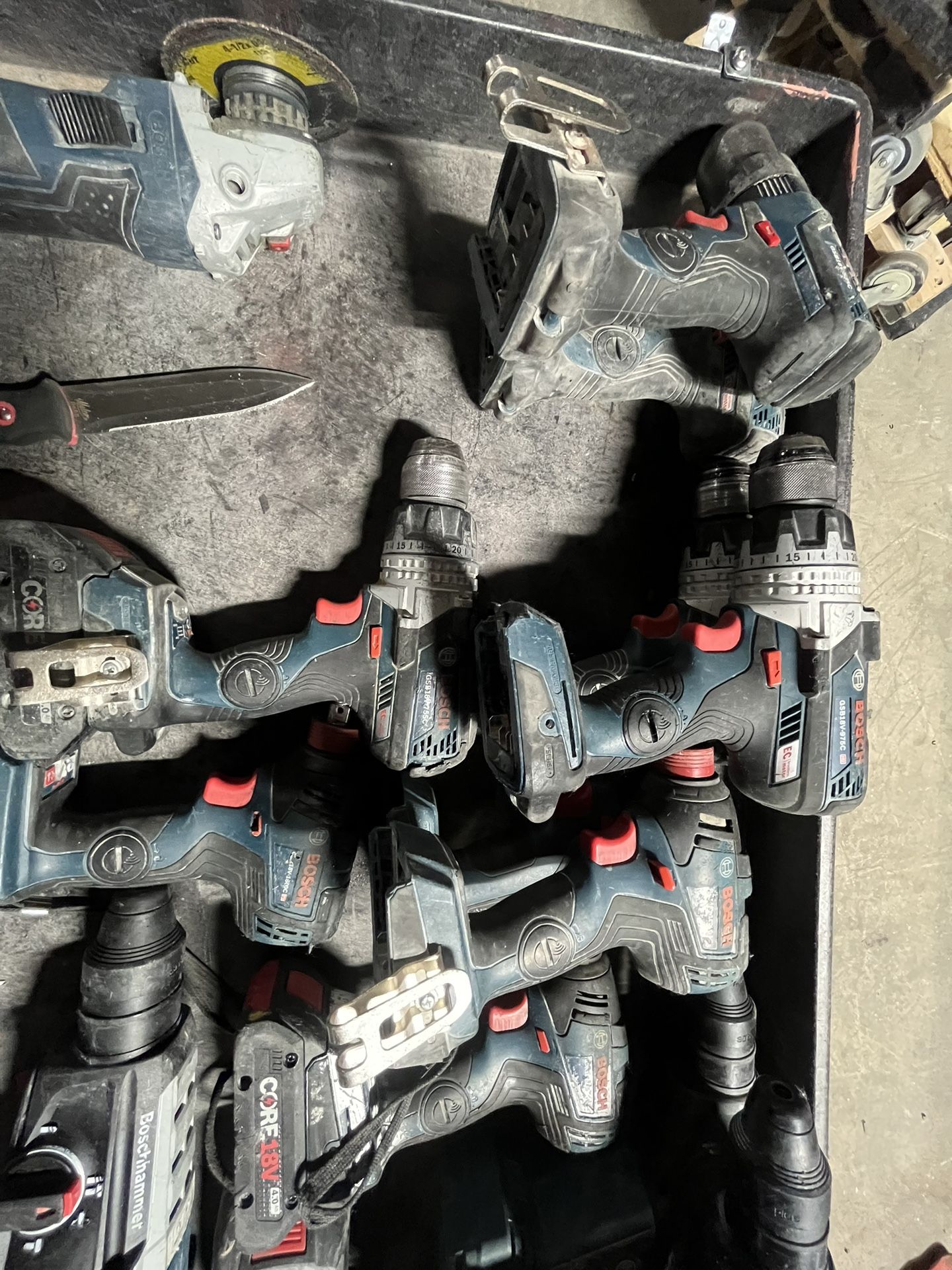 USED BOSCH TOOLS BUY A SET OR INDIVDUAL