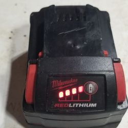 Milwaukee m18 5.0 Battery Good condition 