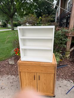 Shelving Unit , 2 Adjustable Shelves, 24 w, 25 high, 8 inch deep, $15