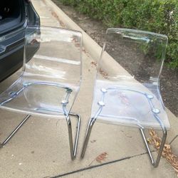 Clear Tobias Chairs Set Of 2