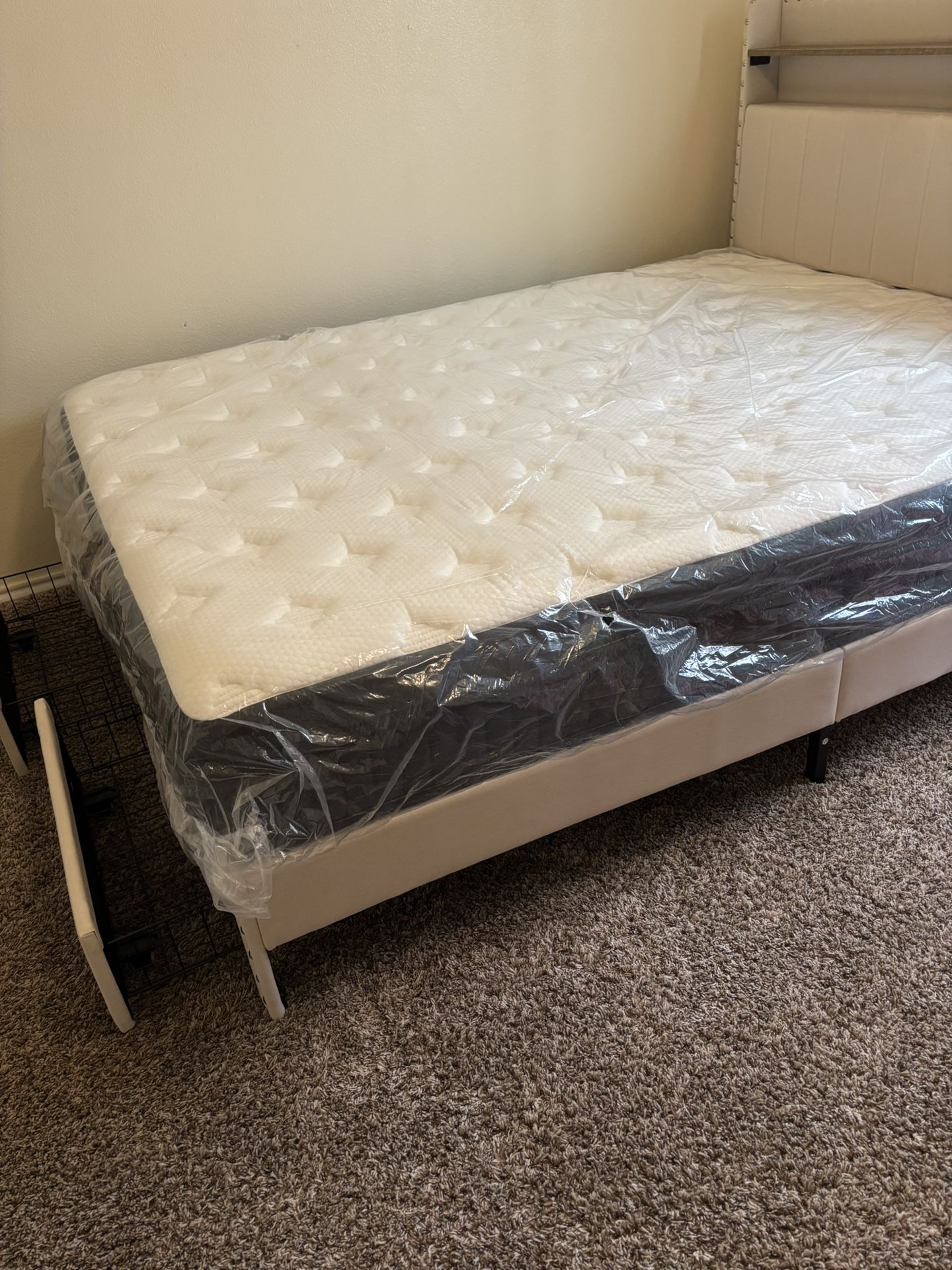Queen Mattress And Bed frame 