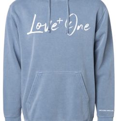 Love One International Hoodie Sweatshirt Size Large