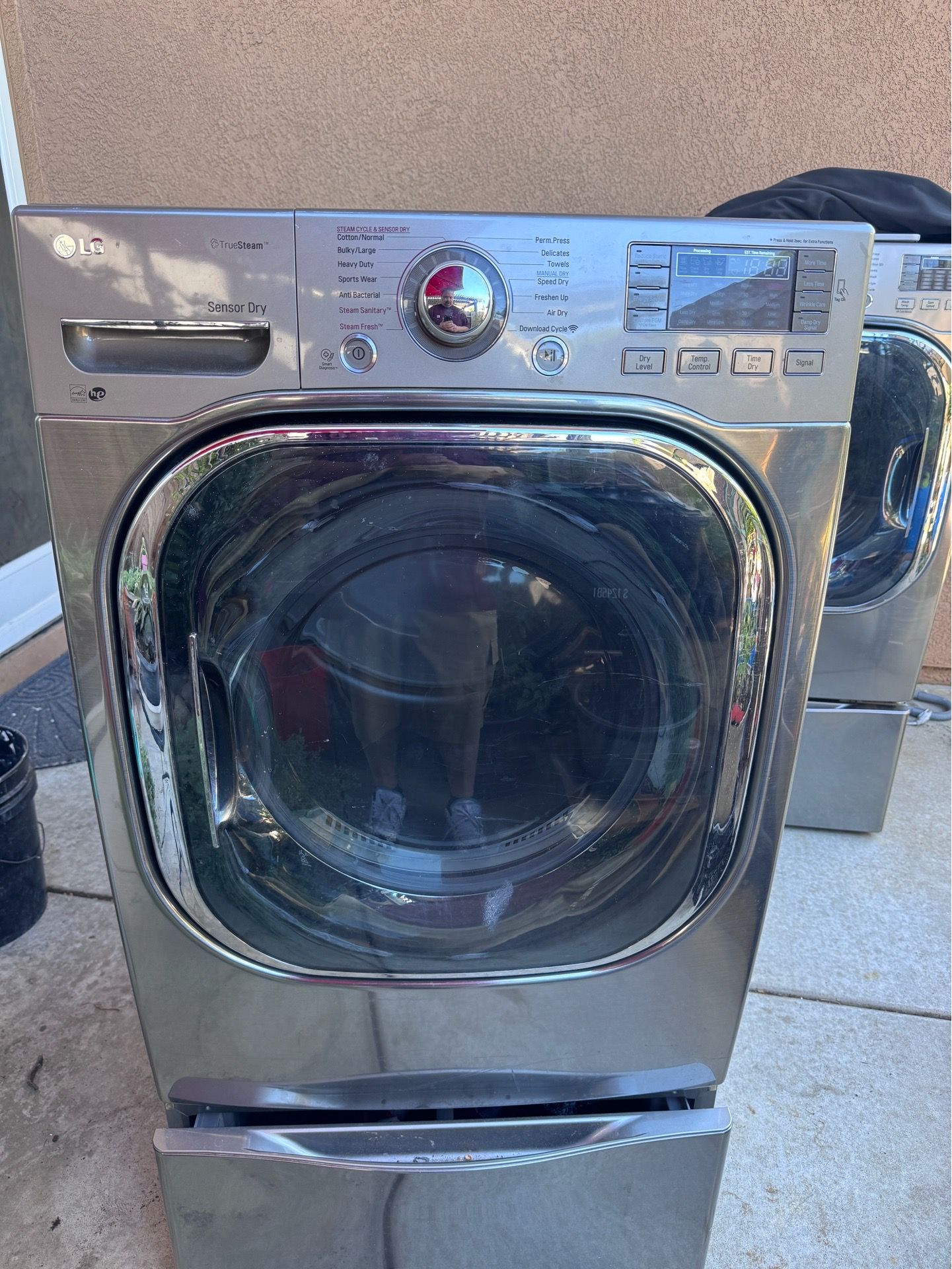 Washer and dryer
