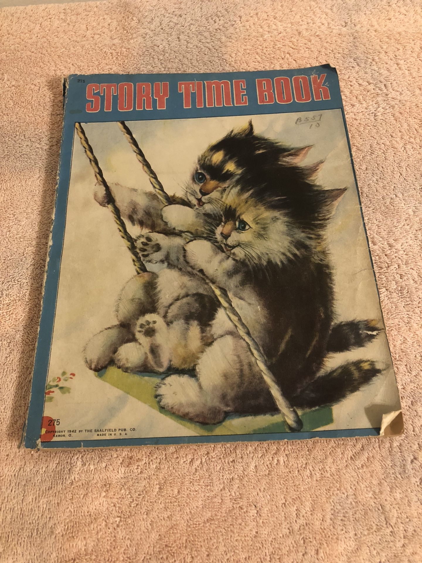 Vintage 1942 Saafield Publishing Story Time Book #275 Paperback