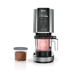 NINJA Creami Ice Cream Maker 7 One-Touch Programs (2) 16oz Pints with Storage Lids (Model: NC301)