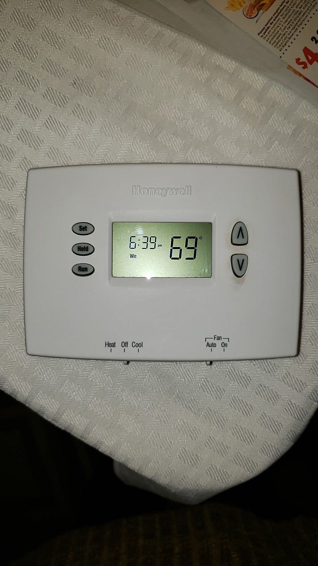 FREE Honeywell programmable thermostat