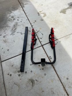 Bike rack for towing