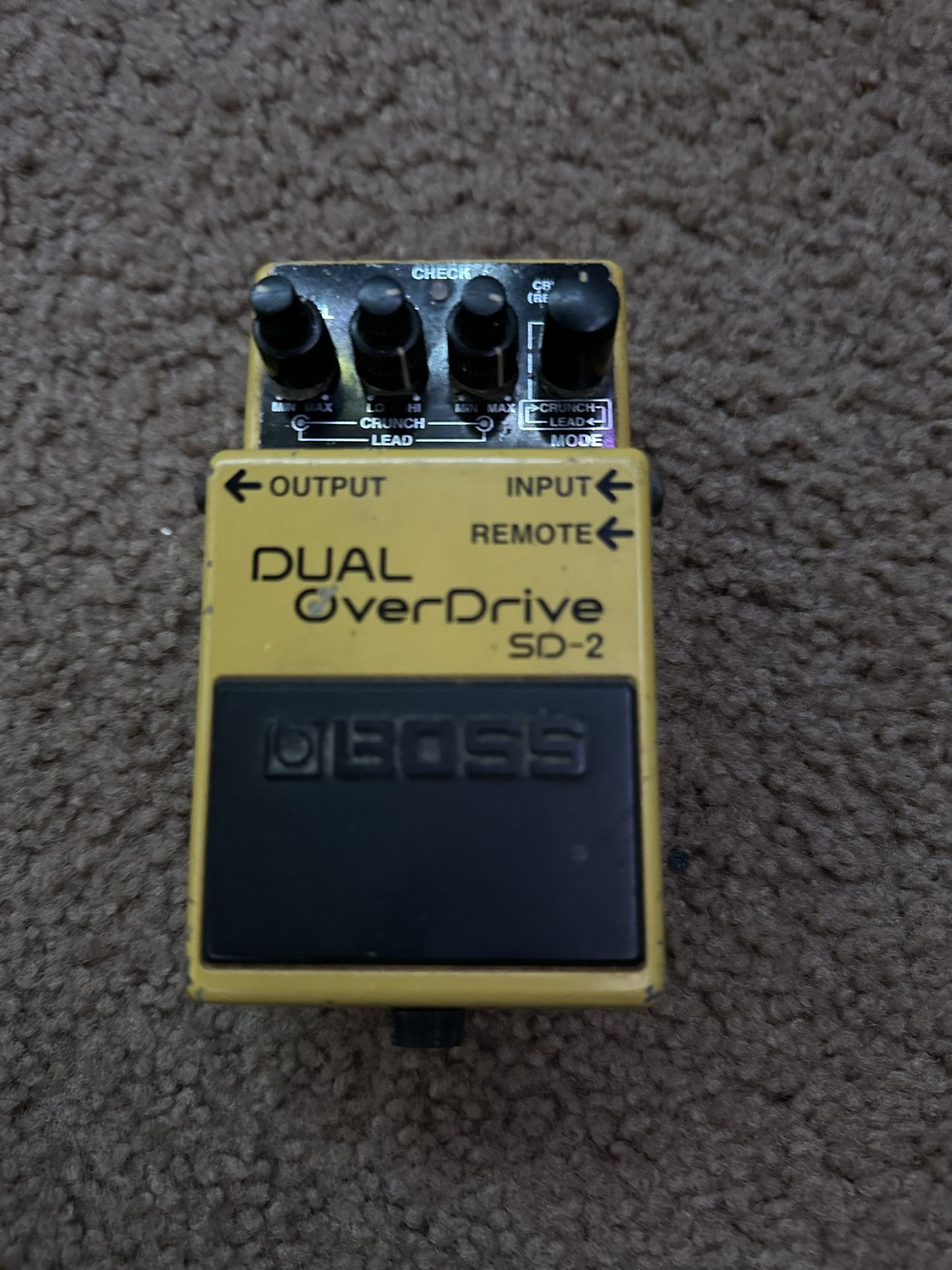 BOSS Dual overdrive pedal