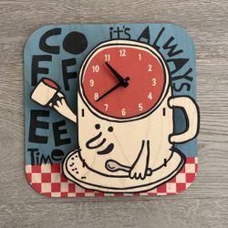 Antique Coffee Clock