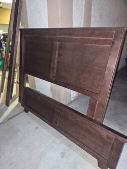 Queen bed frame
