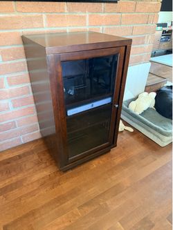 Solid wood AV case