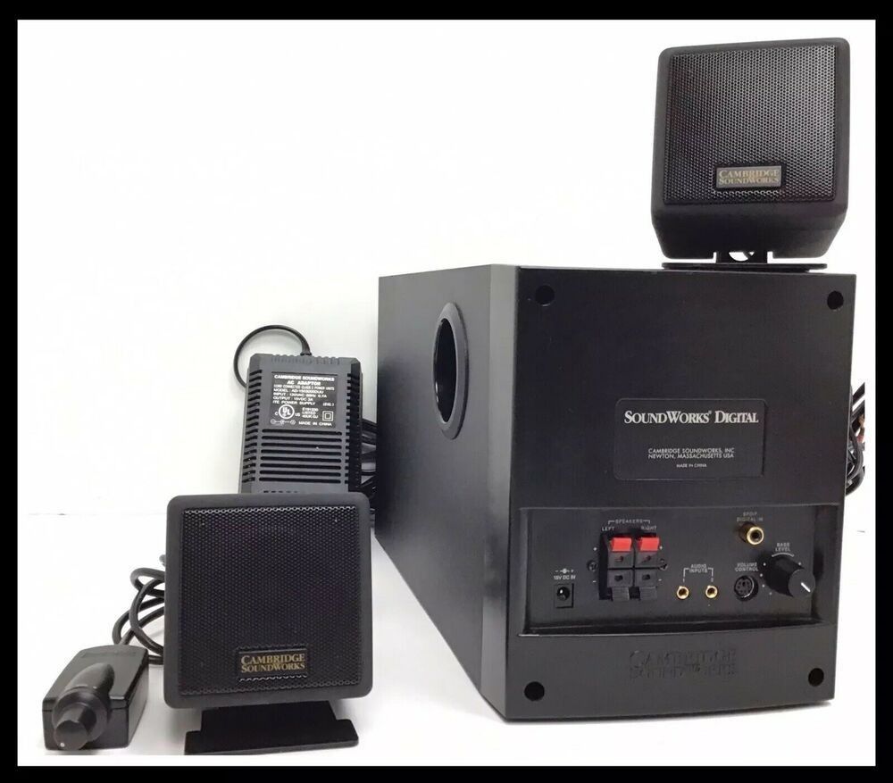 Speakers, Cambridge Soundworks Digital 2.1 System