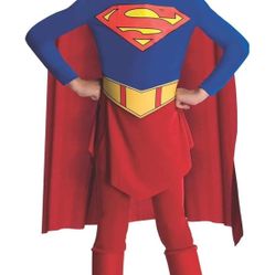 Rubies Childs Multi Color Supergirl Toddler Costume Size 2-4