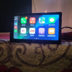 JVC Double Din Car Stereo With Apple Car Play And Android Auto 