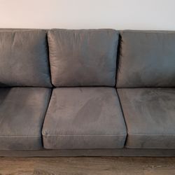 Gray Ashley Furniture Love Seat and Sofa
