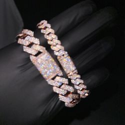 16mm Rose Gold Cuban Bracelet 