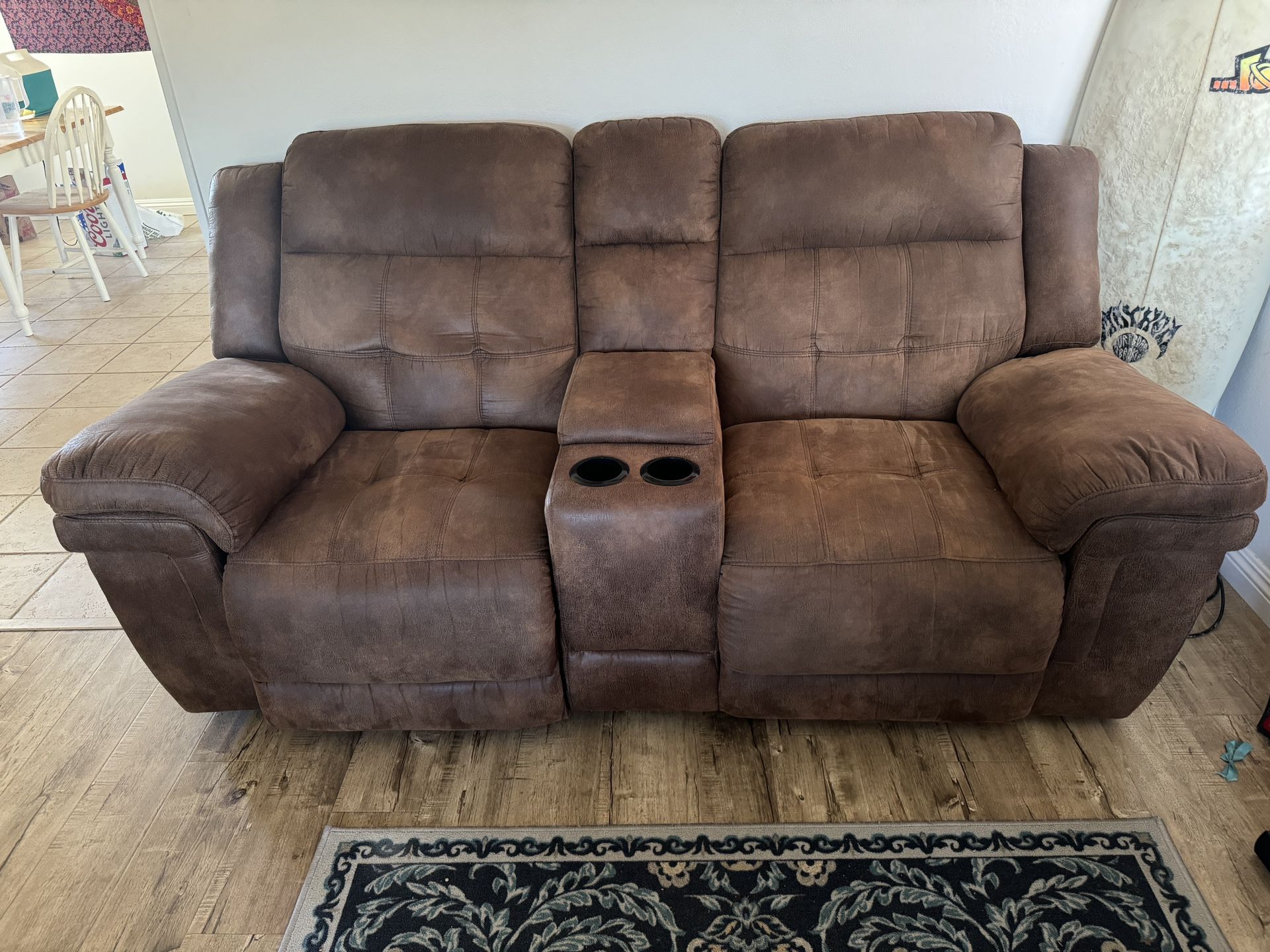 GREAT CONDITION - Electric Reclining Double Couch