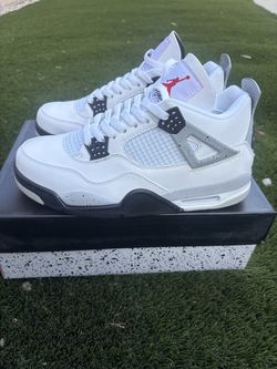 Jordan 4 white cement