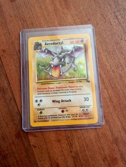 Aerodactyl 199 NM Fossil Pokemon Card