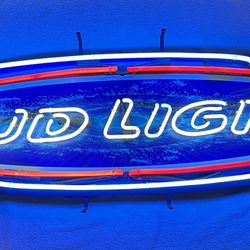 Vintage Bud Light Neon Beer Sign