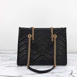 Leather platinum oversized bag.