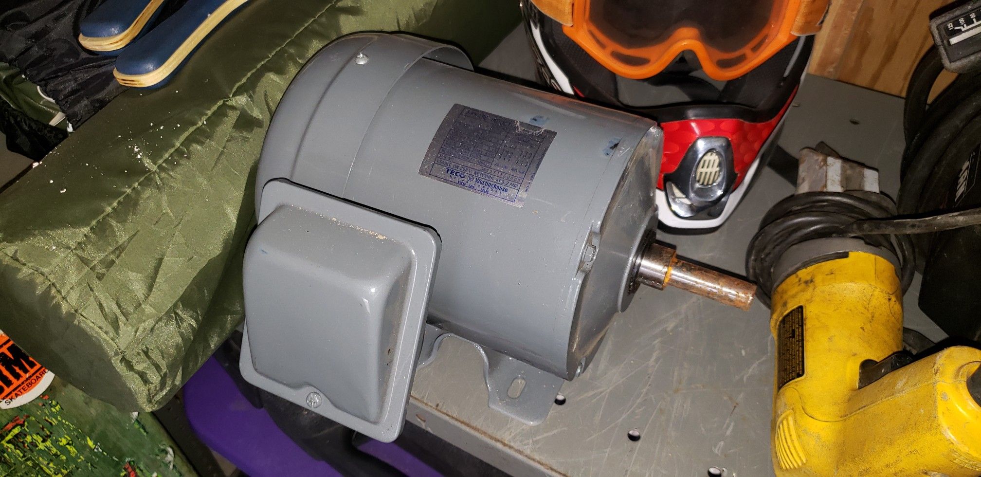 Teco Westinghouse 1hp 3phase induction motor.