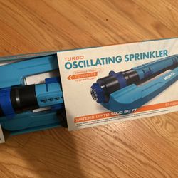 AquaJoe Turbo Oscillating Sprinkler NEW