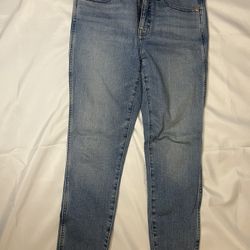Madewell 10” High Rise Skinny Denim Jeans - Sz 28P