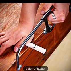 [Mini Hand Saw] 7pcs Mini Hand Saw Set | Stainless Steel, Multi-Purpose for Woodworking & Home DIY Projects