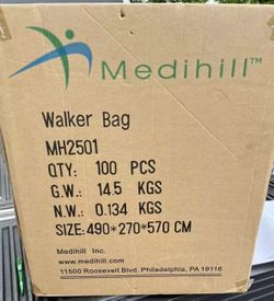 NEW, MEDIHILL Walker/Wheelchair Scooter Accessory Bags MH2501-100 (CASE OF 100)