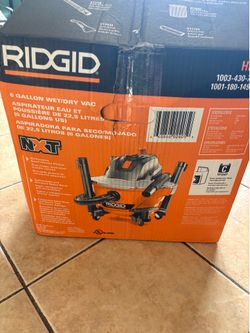 Ridgid vacuum