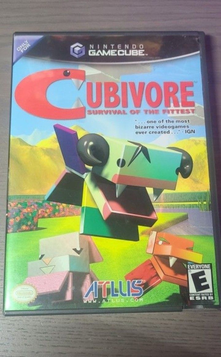Cubivore (Nintendo GameCube 2002) Complete in Box