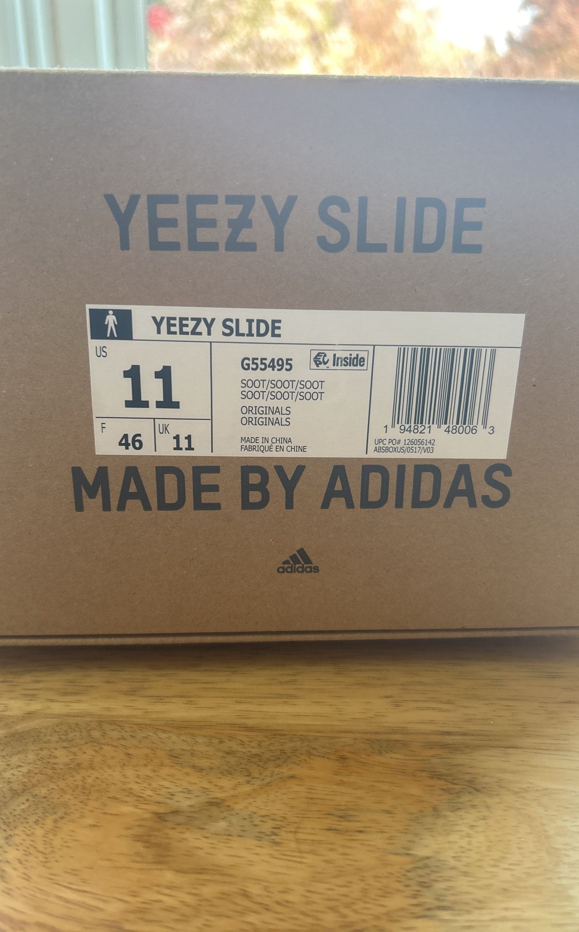 Yeezy Slide Soot Size 11