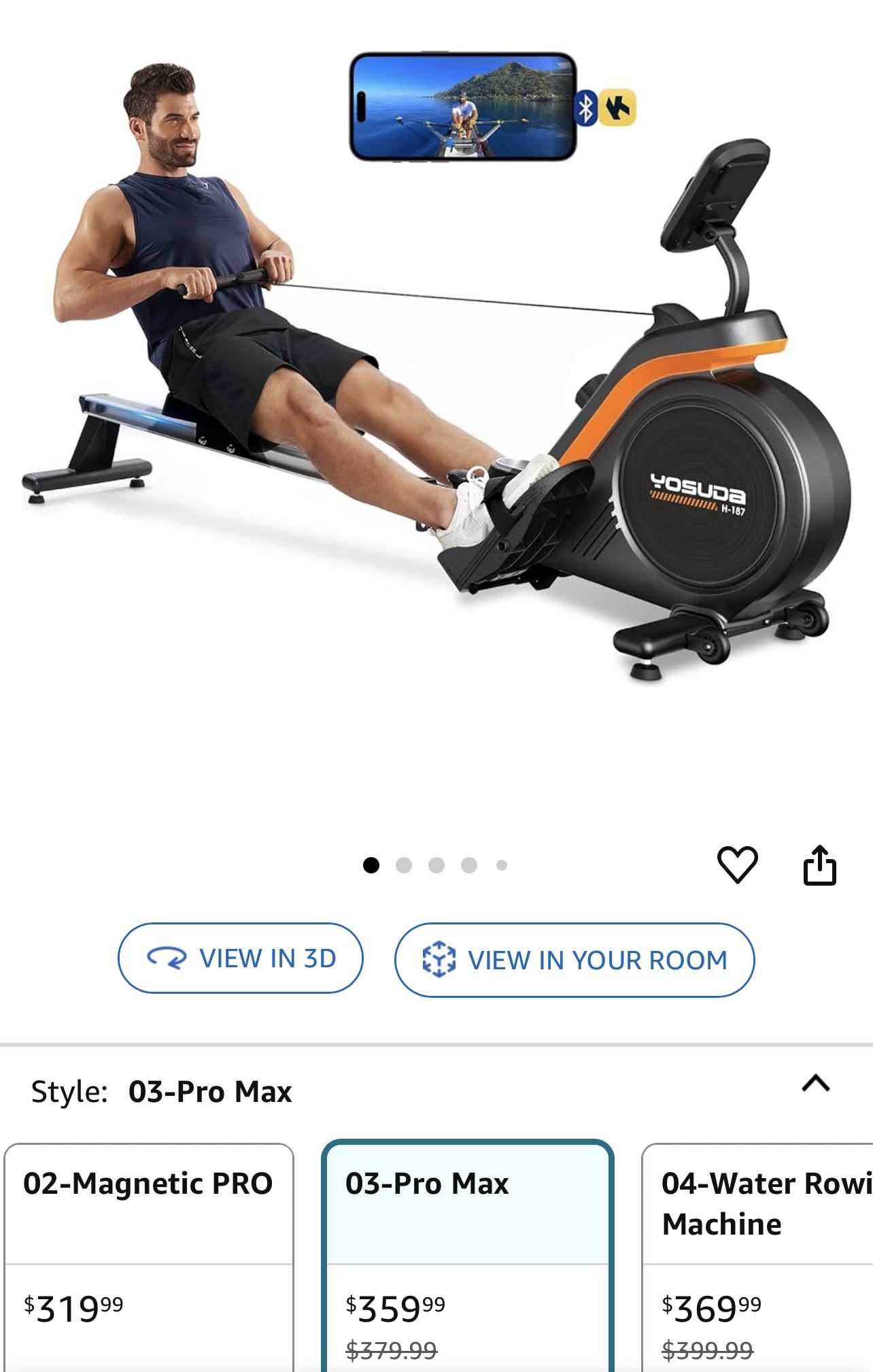 Rowing Machine - Hardly used