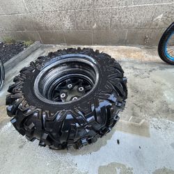Quad Tire With Rim