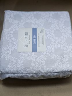 Queen Size Sheets With 4 Pillowscas