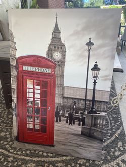 London Canvas art 33 by 22 inches